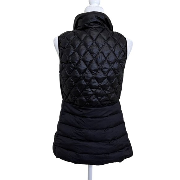 Calvin Klein Performance Down Puffer Vest Black Full Zip Womens Size S - Picture 3 of 7